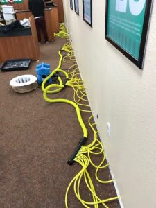 Drying And Dehumidifying Procedures In An Office Building