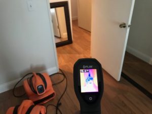 Leak Detection Technology Being Used In A Home